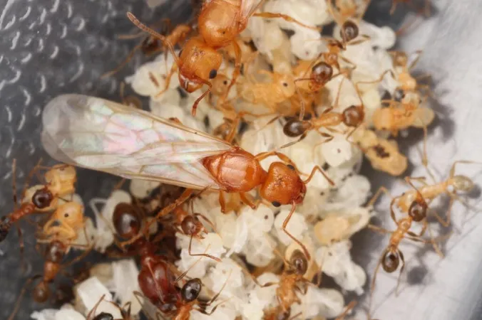 Alate ant queen top brood
